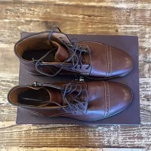 Johnston & Murphy | Shoes | Jm Mens Boots Warner Cap Toe Zip  display picture 1